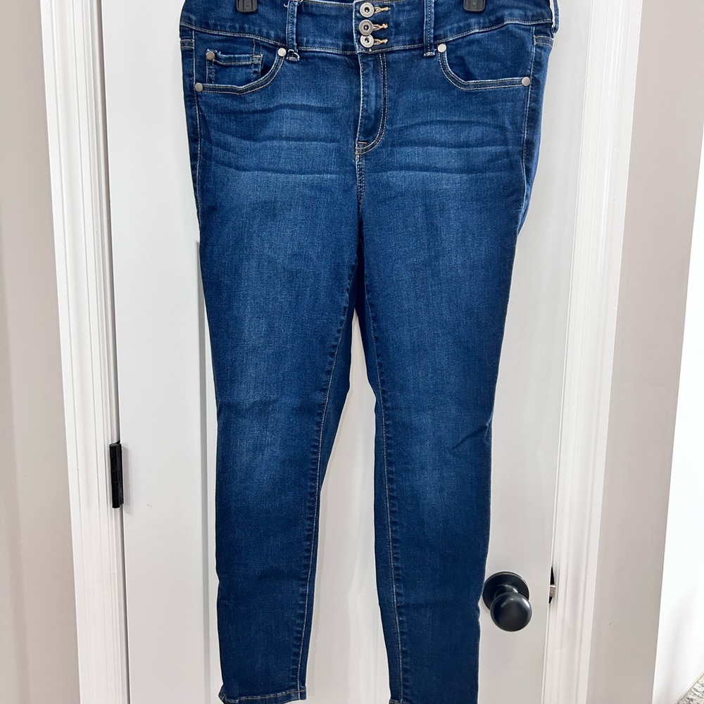 Torrid Dark Blue Ankle Jeans